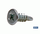 Tornillo autotaladrante cabeza extraplana Phillips Zincado