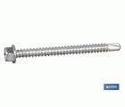 Tornillo Autotaladrante Cabeza Hexagonal con Collarín Zincado