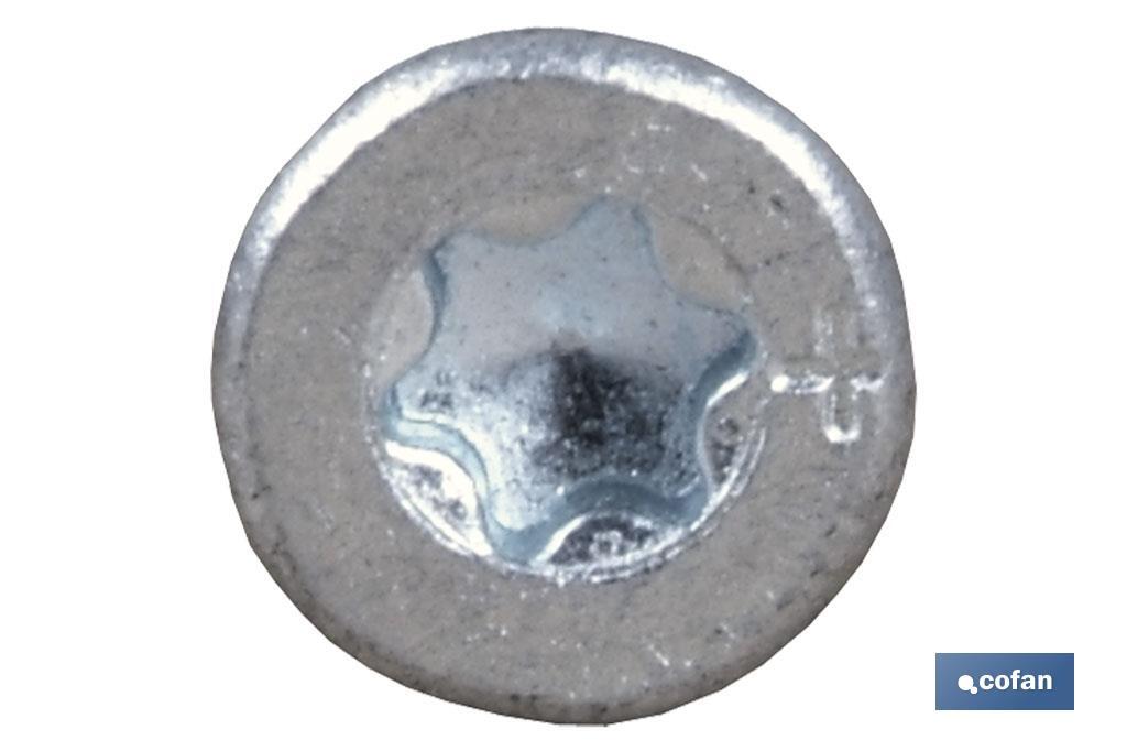 TORNILLO HORMIGÓN PLANA TORX 7,5X60