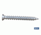 Tornillo Cabeza Plana Torx Anclaje Especial Hormigón. ZINCADO BLANCO SIN CROMO 6
