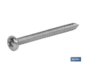 Tornillo Roscachapa Cabeza Cilíndrica Abombada Phillips Zincado