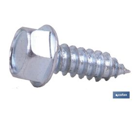 Tornillo Roscachapa Cabeza Hexagonal con Arandela Estampada Zincado