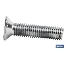 Tornillos Cabeza Avellanada Ranurada Zincado