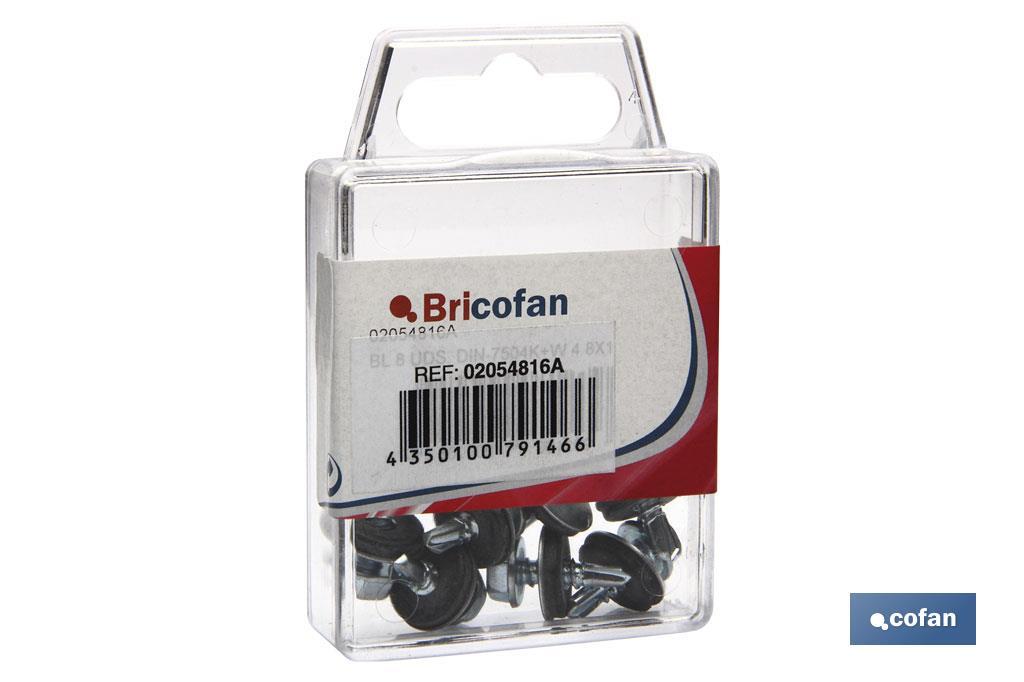 BL 8 UDS. DIN-7504K+W 4,8X16 Z