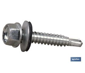 Tornillos de Cubierta con Arandela Acero/EPDM