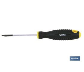 Destornillador Torx DIN 50150 | Modelo Comfort plus | Medidas de huella desde T-6 hasta T-40