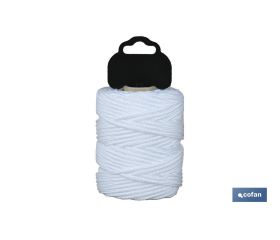 Trenza de Polipropileno / 8842 1,5mm ø Blanco (Blíster)