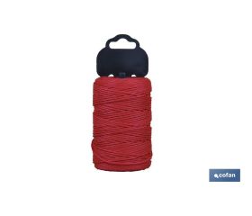 Trenza de Polipropileno / 8842 1,5mm ø Rojo (Blíster)