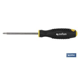 Destornillador Triple aleta TRI-WING | Modelo Comfort plus | Medida de huella desde TW-1 hasta TW-4