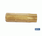 Punta para atornillador | Fabricado en Titanio | Modelo 1/4 Torx | Longitud 25 mm