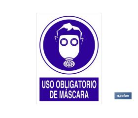 Uso obligatorio de máscara