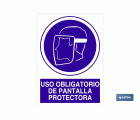 Uso obligatorio de pantalla protectora