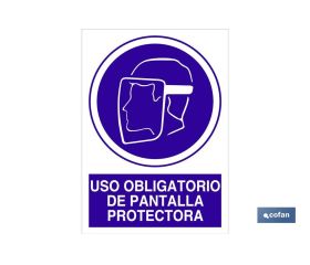 Uso obligatorio de pantalla protectora