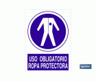Uso obligatorio ropa protectora