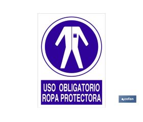 Uso obligatorio ropa protectora