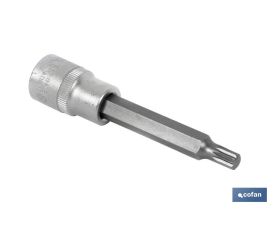 Llave de vaso de 1/2 | Fabricada en acero al cromo vanadio de alta calidad | Con punta larga XZN 10