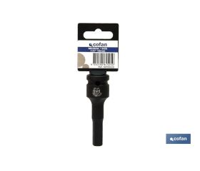 VASO IMPACTO 1/2 HEXAG. MACHO 17 MM