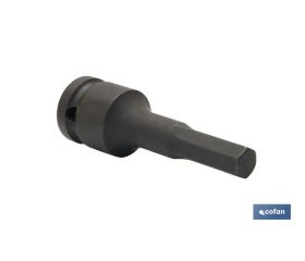 Vaso de impacto Hexagonal de 1/2 | Modelo Macho | Disponible en varias medidas