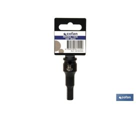 VASO IMPACTO 3/8 HEXAG. MACHO 8 MM