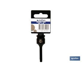 VASO IMPACTO 3/8 TORX MACHO T-25