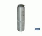 LLave de Vaso métrico 1/2 Serie Larga | 6 caras hexagonal | Medidas desde 10 a 24 mm