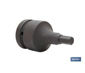 Vaso de impacto Hexagonal de 1 | Modelo Macho | Disponible en varias medidas