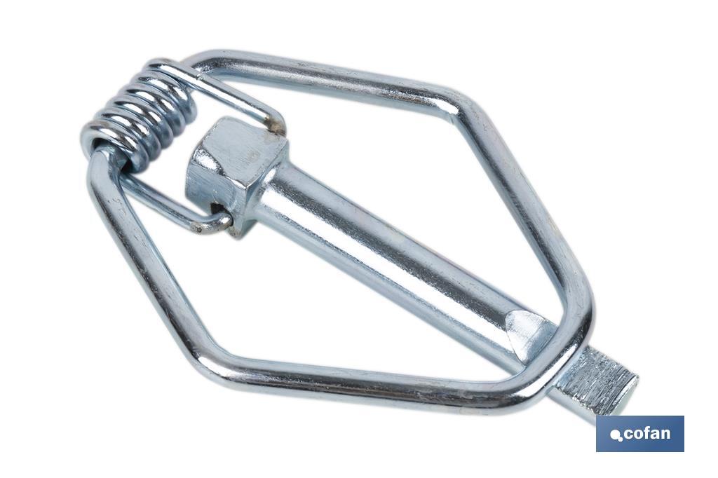 PASADOR DE ANILLA DE SEGURIDAD Ø8,5 MM