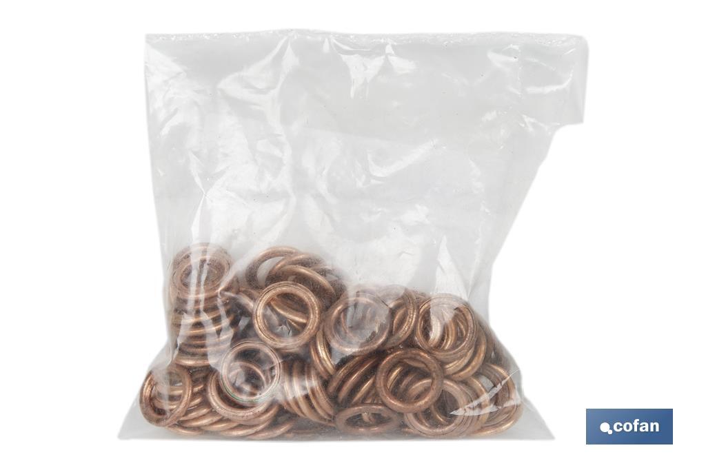 ARANDELA DE COBRE PARA TAPON CARTER 8X14