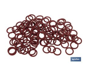 ARANDELA DE FIBRA ROJA M-4 X 8 X 1,5