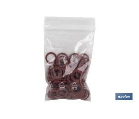 ARANDELA DE FIBRA ROJA M-4 X 8 X 1,5