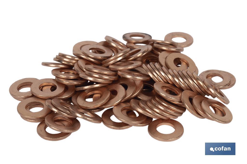 ARANDELA DE COBRE 10 x 20 x 2 TAPÓN DE CÁRTER GRUPO PSA