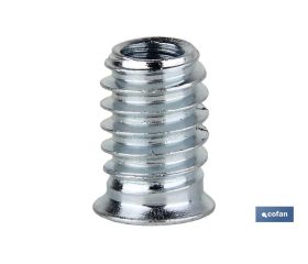 TUERCA EMBUTIDA HIERRO ZINCADA 08X15