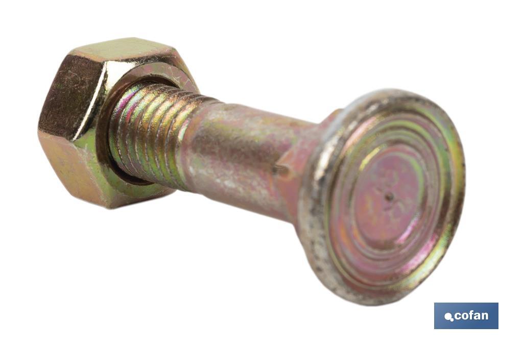 DIN-608/934  C-8.8  M-10X30 BICROMATADO