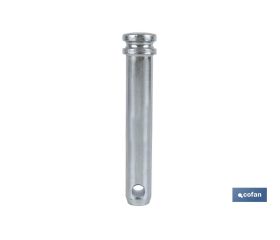 PERNO PARA TERCER PUNTO CON CABEZA Ø25 X 126 MM