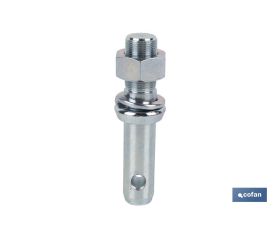 PERNO ROSCADO PARA ENGANCHE APEROS M 27 X Ø28 MM