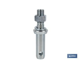 PERNO ROSCADO PARA ENGANCHE APEROS M 22 X Ø28 MM