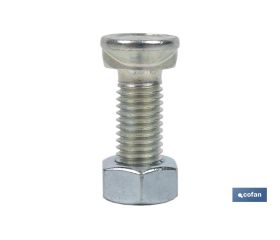 TORNILLO DOS PRISIONEROS C-8.8 M-12X40 ZINCADO