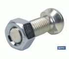 TORNILLO DOS PRISIONEROS C-8.8 M-12X35 ZINCADO