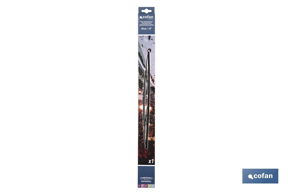 ESCOBILLA LIMPIAPARABRISAS METAL 13”, 33cm