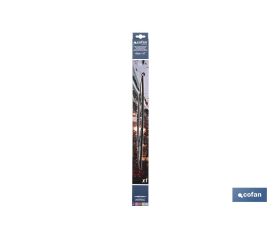 ESCOBILLA LIMPIAPARABRISAS METAL 16”, 41CM