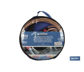 PINZAS DE ARRANQUE AISLADAS DE COBRE/ACERO 3 M 400 AMP TUV/GS