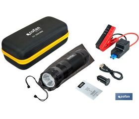 ARRANCADOR DE BATERIAS CON LINTERNA