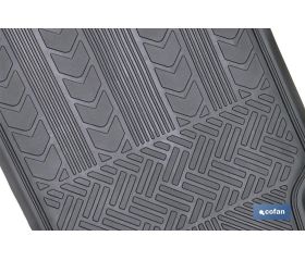 JUEGO DE ALFOMBRILLAS DE PVC PARA AUTOMÓVIL 4 UDS.