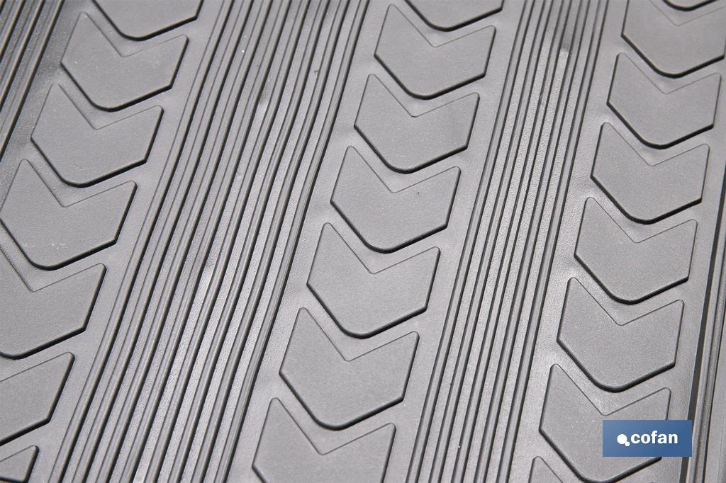 JUEGO DE ALFOMBRILLAS DE PVC PARA AUTOMÓVIL 4 UDS.