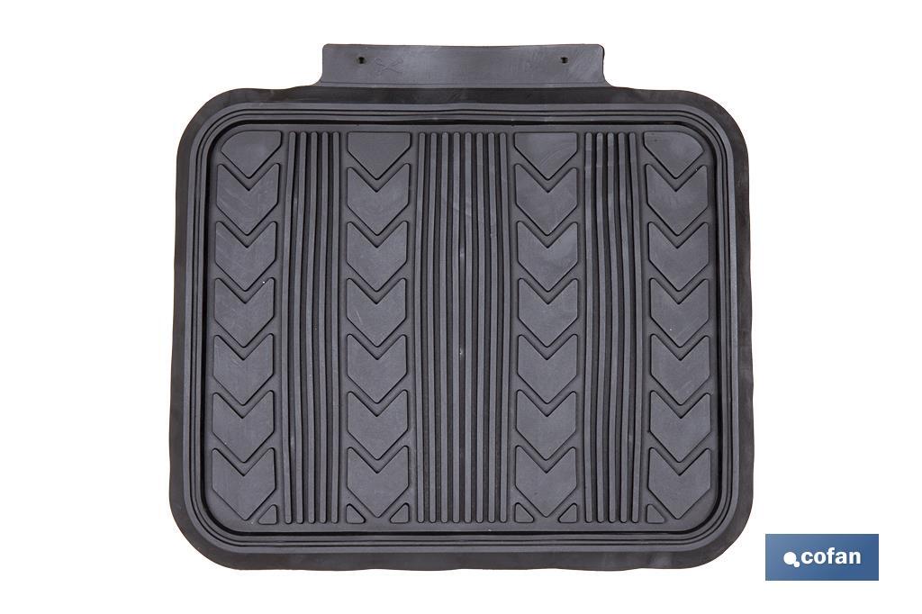 JUEGO DE ALFOMBRILLAS DE PVC PARA AUTOMÓVIL 4 UDS.