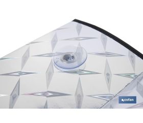 PARASOL ALUMINIZADO EFECTO LÁSER CON VENTOSAS 70 X 150 CM