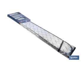 PARASOL ALUMINIZADO EFECTO LÁSER CON VENTOSAS 70 X 150 CM