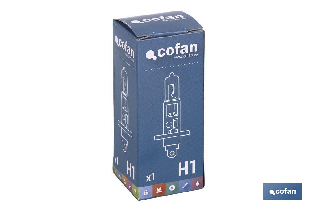 LÁMPARA HALÓGENA COFAN H1 (P14,5S) 12V 55W