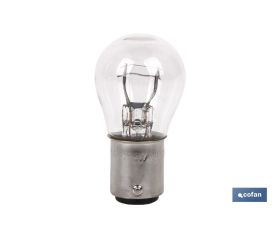 LÁMPARA COFAN 2 POLOS P21/5W (BAY15d) 12V venta unitaria