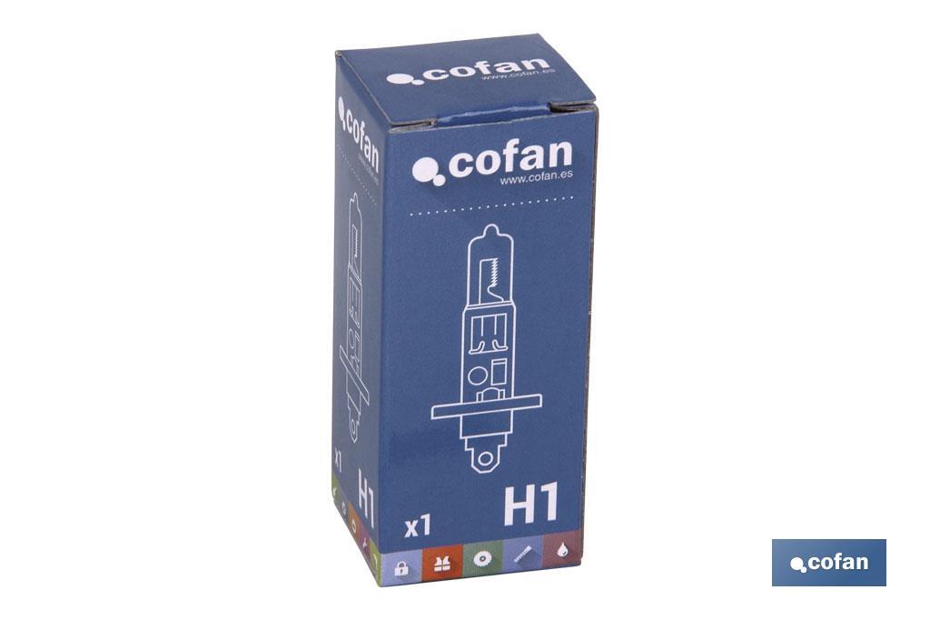 LÁMPARA HALÓGENA COFAN H1 (P14,5S) 24V 70W